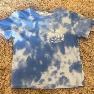 H&M Kids Blue and White Tie-Dye T-Shirt